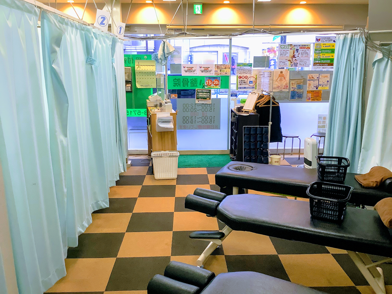 ひらいはりきゅう整骨院 大井町院 施術スペース